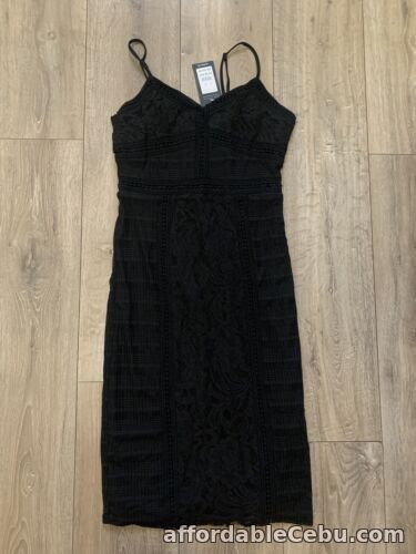 1st picture of New Look Black Lace Bodycon Midi Dress Size 8 Brand New With Tags For Sale in Cebu, Philippines