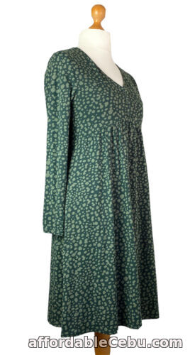 1st picture of Joules Women's Annalise Fit & Flare Dress Green Leopard Size 10 NWTS RRP £49.95 For Sale in Cebu, Philippines