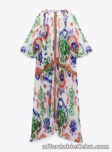 1st picture of ZARA BEADED PRINTED KAFTAN, SIZE XS-S BNWT Ref: 8059/253 For Sale in Cebu, Philippines