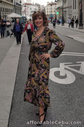 1st picture of Zara Paisley Multicoloured Long Sleeves Belted Maxi Dress Size M NWT For Sale in Cebu, Philippines