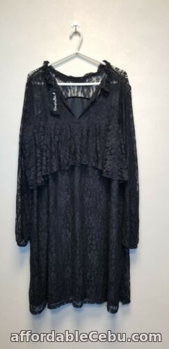 1st picture of SIMPLY BE LONG SLEEVE FRONT FLARE LACE MIDI DRESS, BLACK, SIZE 20 ,NEW ## (CU) For Sale in Cebu, Philippines