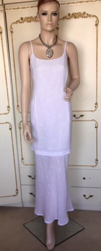 1st picture of REGINE Irish Designer Ladies White Strappy Linen Mix Maxi Dress Size 12 NWT £159 For Sale in Cebu, Philippines