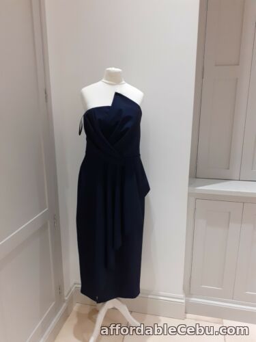 1st picture of Beautiful BNWT Coast Navy Cocktail Dress 12 For Sale in Cebu, Philippines