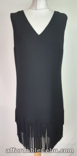 1st picture of Next Womens V-Neck Dress, Size 10, Black, BNWT, RRP £60 AW6 For Sale in Cebu, Philippines