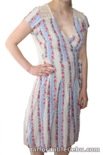 1st picture of Darling Blue Floral Lace Bridgette Wrap Dress S-XL UK 10-16 RRP �69.96 For Sale in Cebu, Philippines
