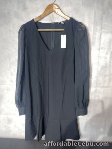 1st picture of ladies oasis woven sleeve v neck mini dress. new tagged size 10 For Sale in Cebu, Philippines