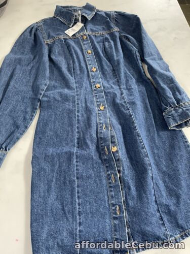 1st picture of RE Denim Womens Ladies Jean Dress Button Up Brand New With Tags UK 6 For Sale in Cebu, Philippines