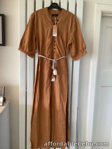1st picture of Next linen blend midi dress sz 16 tall bnwt For Sale in Cebu, Philippines