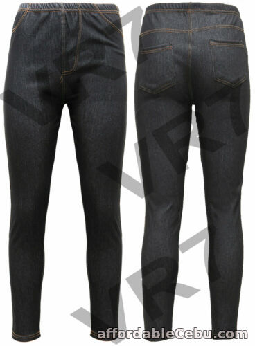 1st picture of VR7 Women Stretchy Denim Look Skinny Jeggings Leggings Plus Size 8-26 UK For Sale in Cebu, Philippines