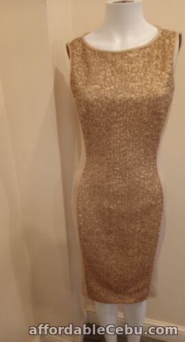 1st picture of Gorgeous Nude Mix Sequin Detail Dress M &S Collection BNWT Size 8 Cost £49.50 For Sale in Cebu, Philippines