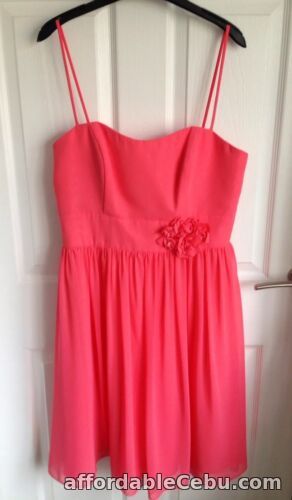 1st picture of Ladies Coral/Pink Alfred Angelo Occasion Dress - Size 14 BNWT For Sale in Cebu, Philippines