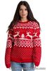 Ladies Christmas Jumper Womens Xmas Novelty Sweater Knitted Long Sleeve Santa