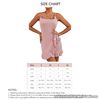 (L-Dusty Pink)Women Spread Collar Spaghetti Strap Dress Summer Waist Belted