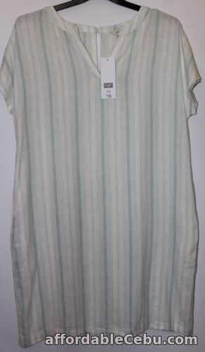 1st picture of F&F Striped Cotton Linen Oversized Dress Size 12 New With Tags For Sale in Cebu, Philippines