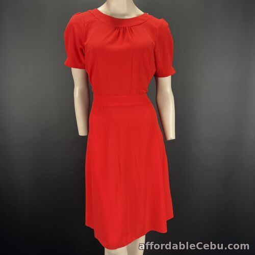 1st picture of Next Dress 12 Womens Red Short Sleeve A-Line Waist Tie Knee Length Casual Ladies For Sale in Cebu, Philippines