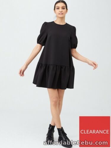 1st picture of V By Very Crepe Smock Dress - Black - Size 12 Ladies Brand New With Tags For Sale in Cebu, Philippines