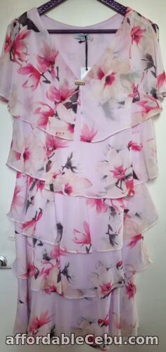 1st picture of Nightingales Pink Floral Floaty Summer Occasion Dress Size 18 NEW For Sale in Cebu, Philippines