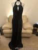 Sexy Long Black Hand Embellished Black Tie Prom Dress By NEXT, Size 10, RRP £120