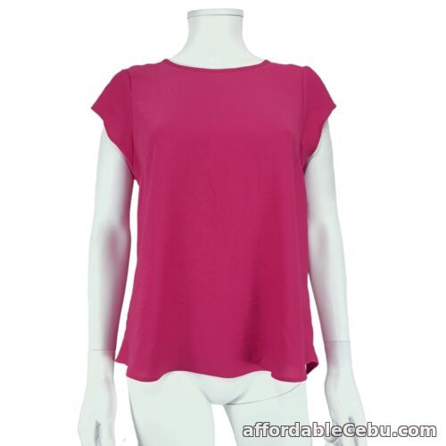 1st picture of NEW Wallis Pink Short Sleeve Top UK 12 Back Zip Lined For Sale in Cebu, Philippines