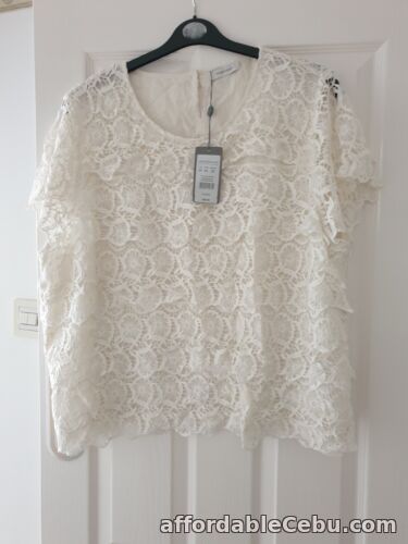 1st picture of NWT WINDSMOOR CREAM LACE EVENING TOP LINED WAS £89 NEW GRAB A BARGAIN For Sale in Cebu, Philippines