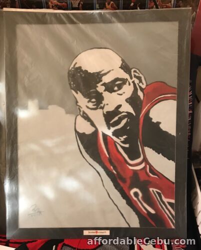 1st picture of Michael Jordan Oil Painting on Canvass 20" x 24" #MJ02 For Sale in Cebu, Philippines
