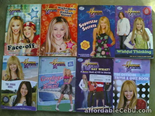 1st picture of 8 LOTS HANNAH MONTANA TRADEPAPER BOOKS K310 For Sale in Cebu, Philippines