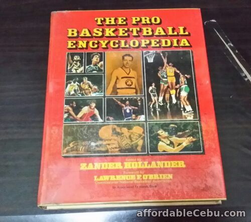 1st picture of The Pro Basketball Encyclopedia - Zander Hollander 1st Edition hardbound For Sale in Cebu, Philippines