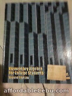 1st picture of Elementary Algebra for College Students Second Edition For Sale in Cebu, Philippines