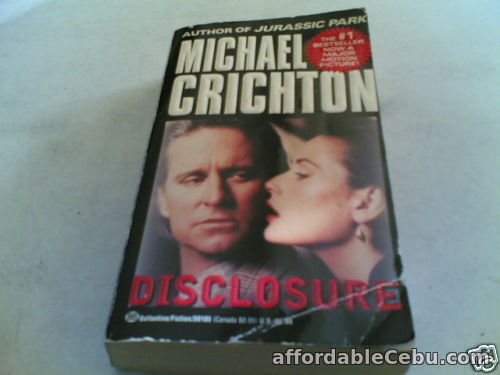1st picture of MICHAEL CRICHTON: DISCLOSURE (PB) *TIN* For Sale in Cebu, Philippines