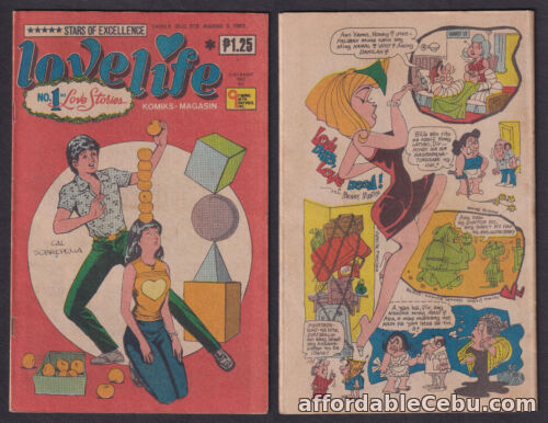 1st picture of 1982 Philippines LOVELIFE KOMIKS MAGASIN Great Archer...Great Lover COMICS #373 For Sale in Cebu, Philippines