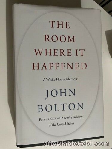 1st picture of John Bolton Book "The Room Where it Happened" For Sale in Cebu, Philippines