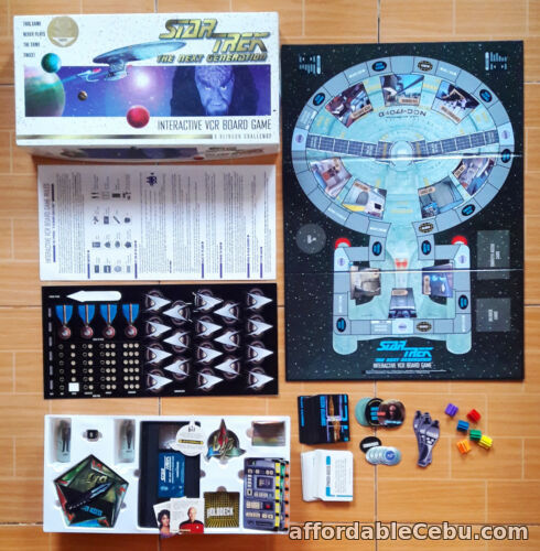 1st picture of VINTAGE 1993 Star Trek The Next Generation Interactive VCR Board Game RARE For Sale in Cebu, Philippines