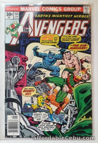 1st picture of Avengers #155 (January 1977) MARVEL COMICS vs Doctor Doom For Sale in Cebu, Philippines