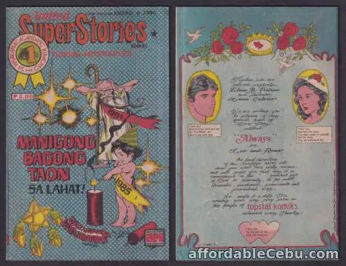 1st picture of 1985 Philippines UNITED SUPERSTORIES WEEKLY KOMIKS Yapak Sa Tinik COMICS #898 For Sale in Cebu, Philippines