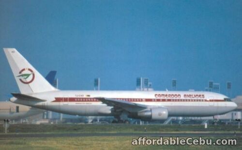 1st picture of Cameroon Airlines Boeing 767-200 TJ-CAD @ Paris CDG 2001 - postcard For Sale in Cebu, Philippines