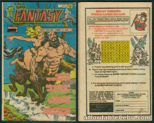 1st picture of 1994 Philippines SUPER FANTASY KOMIKS MAGASIN Weird Fantasy COMICS #350 For Sale in Cebu, Philippines
