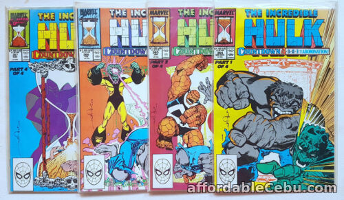 1st picture of Incredible Hulk #364 - #367 COUNTDOWN STORY LINE Leader Madman Thing COMICS LOT For Sale in Cebu, Philippines