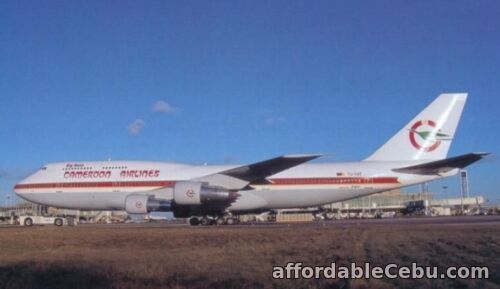 1st picture of Cameroon Airlines Boeing 747-300 TJ-CAE @ Paris CDG 2001 - postcard For Sale in Cebu, Philippines