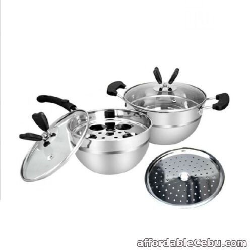 1st picture of Stainless Steel Butterfly Cooking Pot 4-piece Set For Sale in Cebu, Philippines