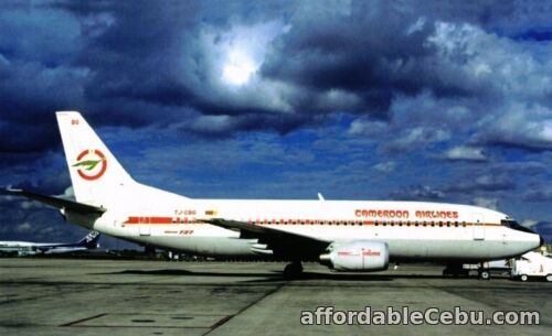 1st picture of Cameroon Airlines Boeing 737-300 TJ-CBG @ Paris CDG 1998 - postcard For Sale in Cebu, Philippines