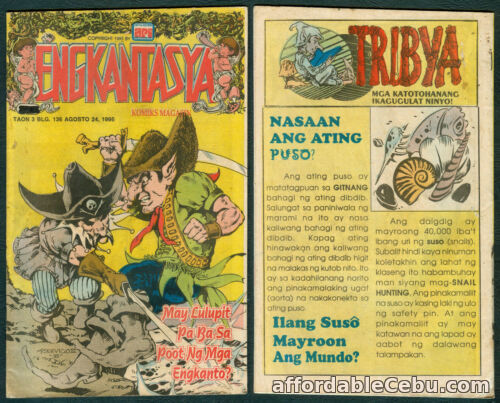 1st picture of 1995 Philippines ENGKANTASYA KOMIKS MAGASIN Vordab COMICS #136 For Sale in Cebu, Philippines