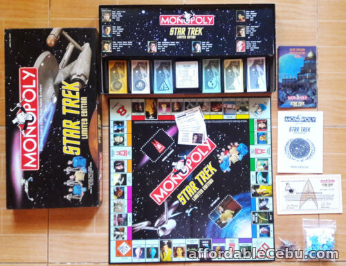 1st picture of 2000 Monopoly Star Trek Limited Edition NUMBERED W/ CERTIFICATE OF AUTHENTICITY For Sale in Cebu, Philippines