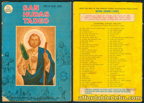 1st picture of Philippine National Live Of Saints Illustrated Komiks SAN HUDAS TADEO Comics For Sale in Cebu, Philippines