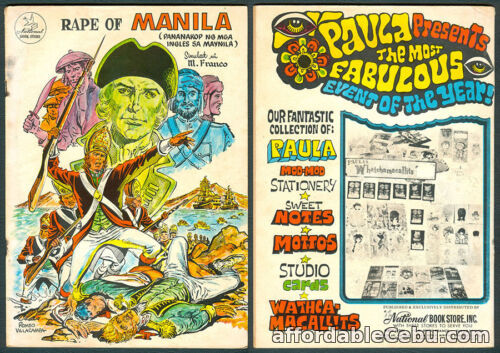 1st picture of Philippine National Illustrated Komiks RAPE OF MANILA Comics For Sale in Cebu, Philippines