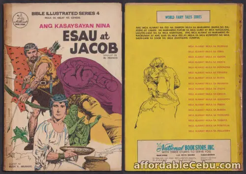 1st picture of Philippine National Bible Classic Illustrated Komiks ESAU AT JABOB Comics For Sale in Cebu, Philippines