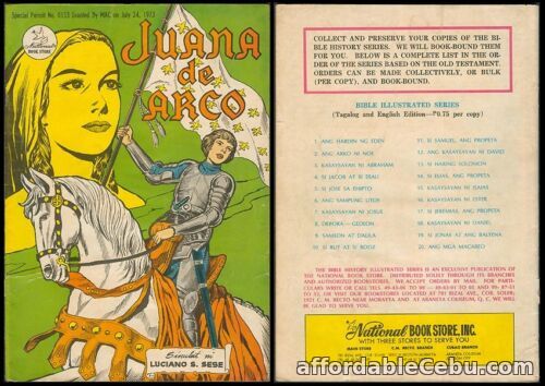 1st picture of Philippine National Classic Illustrated Komiks JUANA DE ARCO Comics For Sale in Cebu, Philippines