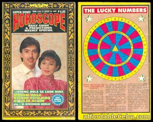 1st picture of 1995 Philippines SUPER SONIC HOROSCOPE KOMIKS MAGASIN Vilma Santos Comics For Sale in Cebu, Philippines