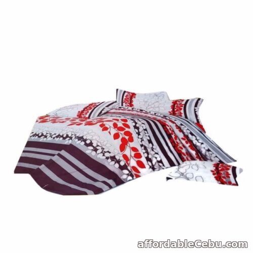 1st picture of Cherry Linen Comforter 4-piece Set (Multicolor) ZYW For Sale in Cebu, Philippines