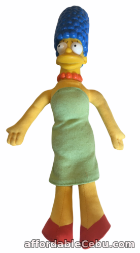 1st picture of VINTAGE  Simpsons Marge Simpson 12 TALL Plush Stuffed Doll 1990 BLUE HAIR TOY For Sale in Cebu, Philippines