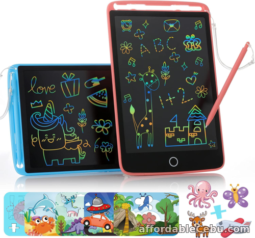 1st picture of 2 Pack LCD Writing Tablet, 10inch Colorful Electronic Drawing Pad Portable Board For Sale in Cebu, Philippines